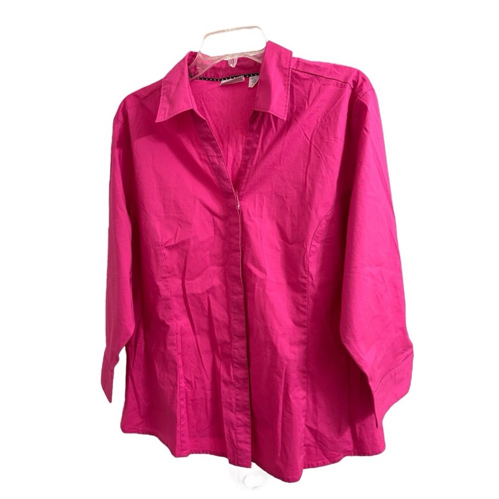 Lee Riders Button Down Pink Shirt Size XXL - Picture 2 of 8